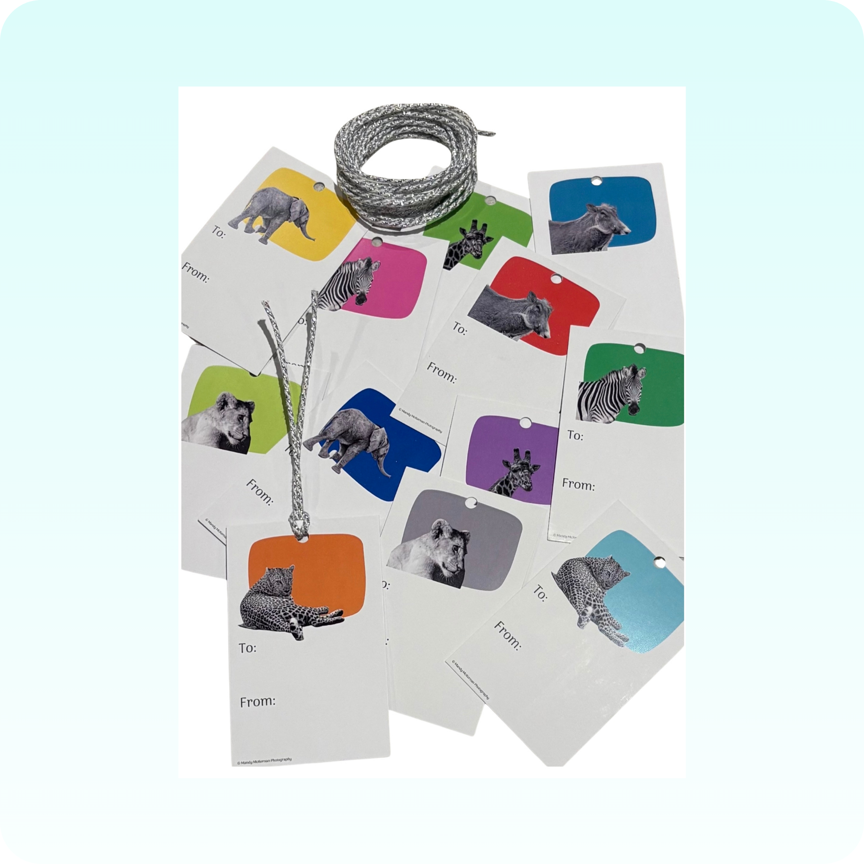 Gift Tags - Wildlife Bubble